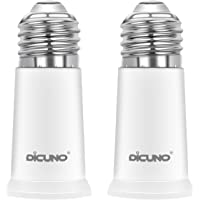DiCUNO E27 a E27 5CM Adaptador extensor- E27 extensión de portalámparas de lámpara- adaptador de portalámparas para…